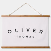 名前をカスタムするバナー |子供部屋 |キッズデコール 吊り下げ型タペストリー (正面)