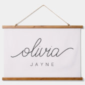 名前をカスタムするバナー |子供部屋 |キッズデコール 吊り下げ型タペストリー (正面)