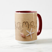 名前をカスタムするバハマビーチ マグカップ (正面右)