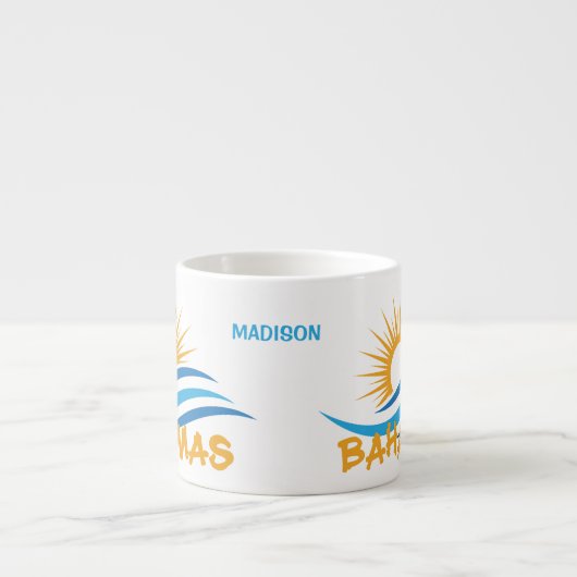 名前をカスタムするバハマ エスプレッソカップ (正面)