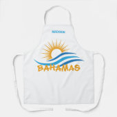 名前をカスタムするバハマ エプロン (正面)