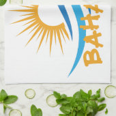 名前をカスタムするバハマ キッチンタオル (折り畳み)