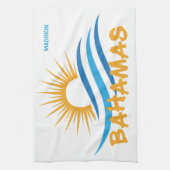 名前をカスタムするバハマ キッチンタオル (縦)