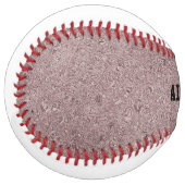 名前をカスタムするバラ金ゴールドグリッター輝箔 ソフトボール (正面左)