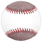 名前をカスタムするバラ金ゴールドグリッター輝箔 ソフトボール (裏面)