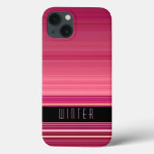 名前をカスタムするバラ金ゴールド Case-Mate iPhoneケース (裏面)