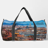 名前をカスタムするバルセロナ ダッフルバッグ (正面)