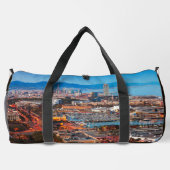 名前をカスタムするバルセロナ ダッフルバッグ (裏面)