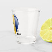 名前をカスタムするバルバドスラブ ショットグラス (右)