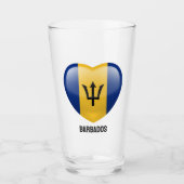 名前をカスタムするバルバドスラブ タンブラーグラス (正面)