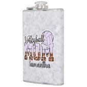 名前をカスタムするバレーボールママ |母の日 フラスク (左)