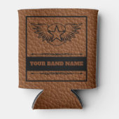 名前をカスタムするバンドマーチロックカントリーウエスタンミュージック 缶クーラー (正面)