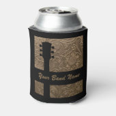 名前をカスタムするバンドマーチロックギターカントリー音楽 缶クーラー (缶裏面)