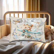 名前をカスタムするパイロットテディベア