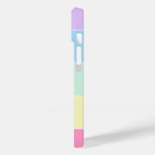 名前をカスタムするパステルカラー水平ストライプ色 Case-Mate iPhoneケース (裏面 / 左)