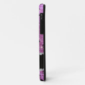 名前をカスタムするパステルパープルグリッターチアリーティング Case-Mate iPhoneケース (裏面/左)