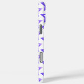 名前をカスタムするパステルパープルスターパターン Case-Mate iPhoneケース (裏面 / 右)