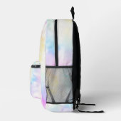 名前をカスタムするパステル絞り染めバックパック プリントバックパック (右)