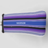 名前をカスタムするパタストライプーンのパターカバー ゴルフヘッドカバー (正面)