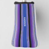 名前をカスタムするパタストライプーンのパターカバー ゴルフヘッドカバー (回転90)