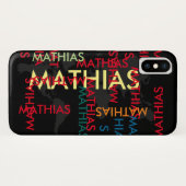 名前をカスタムするパターンの作成 Case-Mate iPhoneケース (裏面(横))