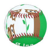 名前をカスタムするパターン（の模様が）ある 野球ボール (正面)