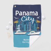 名前をカスタムするパナマシティ ゴルフタオル (インサイチュ)