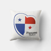 名前をカスタムするパナマラブ クッション (裏面)