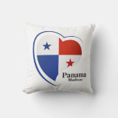 名前をカスタムするパナマラブ クッション (正面)