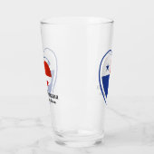 名前をカスタムするパナマラブ タンブラーグラス (左)