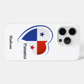 名前をカスタムするパナマラブ Case-Mate iPhoneケース (裏面 (横))