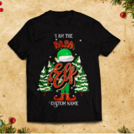 名前をカスタムするパパ小妖精や小人 パーソナライズされた Tシャツ