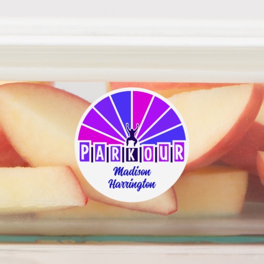 名前をカスタムするパルクール ラベル (貼付)