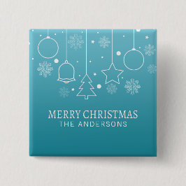 名前をカスタムするパーソナライズされたクリスマス |ピンボタン 缶バッジ