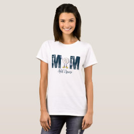 名前をカスタムするパーソナライズされたゴおもしろいルフママ Tシャツ
