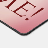 名前をカスタムするパーソナライズされたデスクマット デスクマット (コーナー)