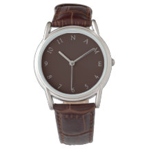 名前をカスタムするパーソナライズされたメンズクラシック腕時計