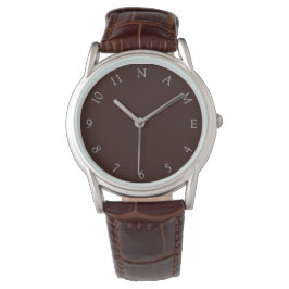 名前をカスタムするパーソナライズされたメンズクラシック腕時計 腕時計