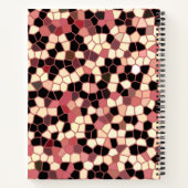 名前をカスタムするパーソナライズされたモノグラムスパイラルノート ノートブック (裏面)