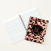 名前をカスタムするパーソナライズされたモノグラムスパイラルノート ノートブック (内部)