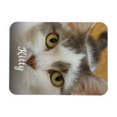 名前をカスタムするパーソナライズされた写真 マグネット (横)