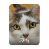 名前をカスタムするパーソナライズされた写真 マグネット (縦)