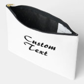 名前をカスタムするパーソナライズされた文字デザイン独自の アクセサリーポーチ (見開き)