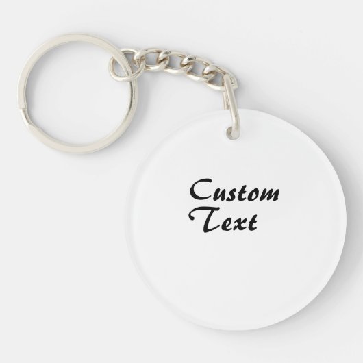 名前をカスタムするパーソナライズされた文字 キーホルダー (正面)