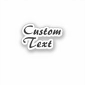 名前をカスタムするパーソナライズされた文字 シール (正面)