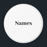 名前をカスタムするパーソナライズされた文字 マグネット<br><div class="desc">名前をカスタムするパーソナライズされた文字磁石</div>