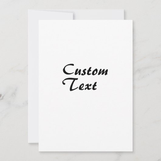 名前をカスタムするパーソナライズされた文字 招待状 (正面)