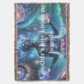 名前をカスタムするパーソナライズされた毛布 スローブランケット (正面縦)