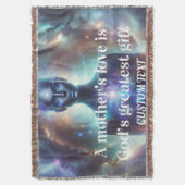 名前をカスタムするパーソナライズされた毛布 スローブランケット (正面縦)