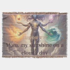 名前をカスタムするパーソナライズされた毛布 スローブランケット
